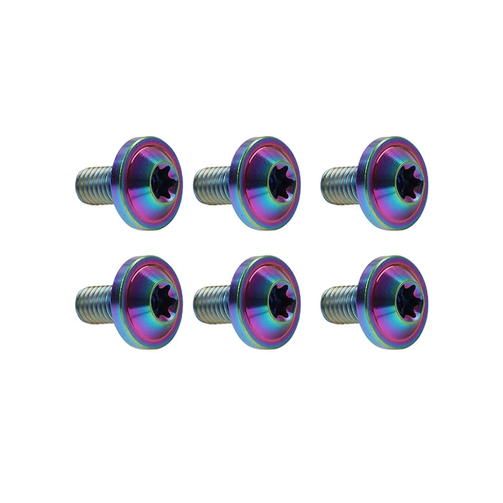 6pcs Alloy Truss Torx Head Screws M6x30mm for Motorcycle