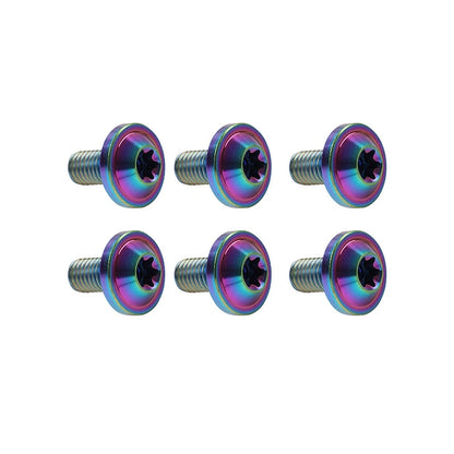 6pcs Alloy Truss Torx Head Screws M6x30mm for Motorcycle