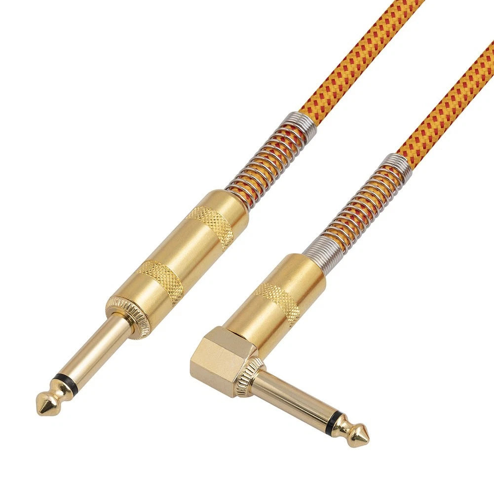 Right Angle Instrument Cable 10ft for Universal Use (Professional Grade)