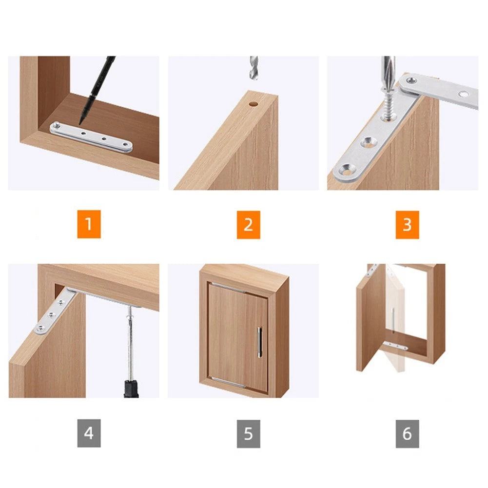 Tool Box Cabinet Door Hinges for (5mm Shaft Hole Diameter)