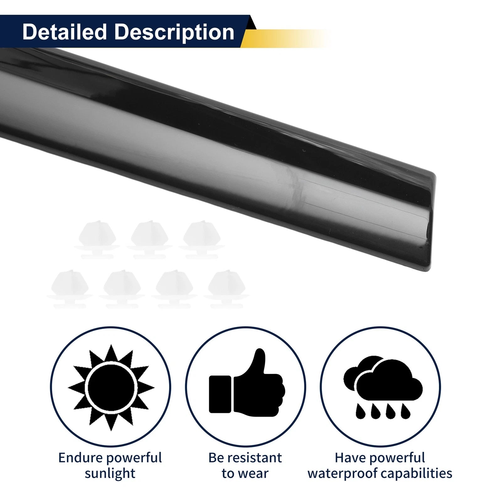 Door Garnish Trim Replacement for BMW 7 Series (2016–2022)