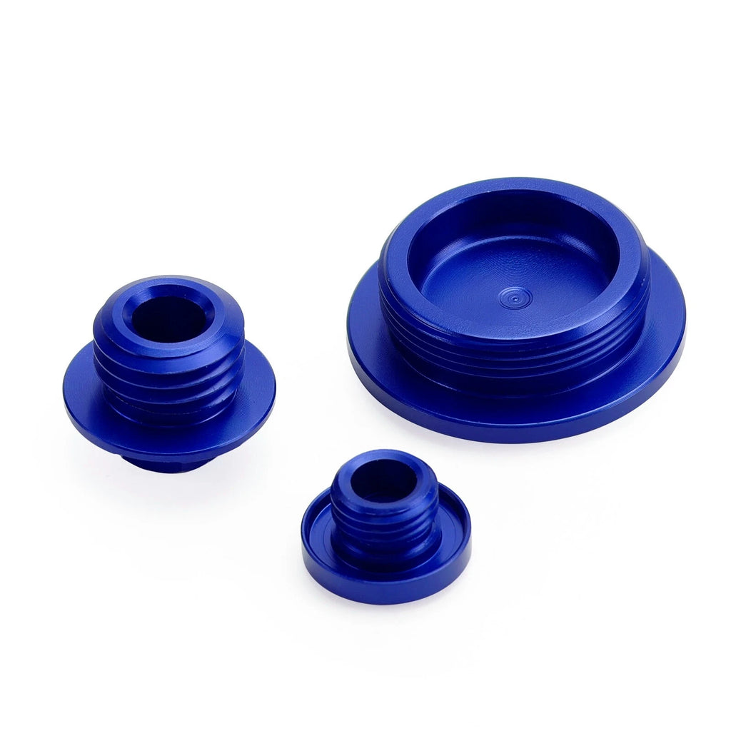 Crankcase Cover Oil Filler Plug Kit Blue for Yamaha YZ250F/YZ450F (2014–2022)