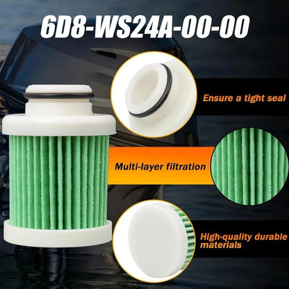 Fuel Filter for Yamaha Outboard 50 60 70 100 hp (4-Stroke) 6D8-WS24A-00 6D8-24563