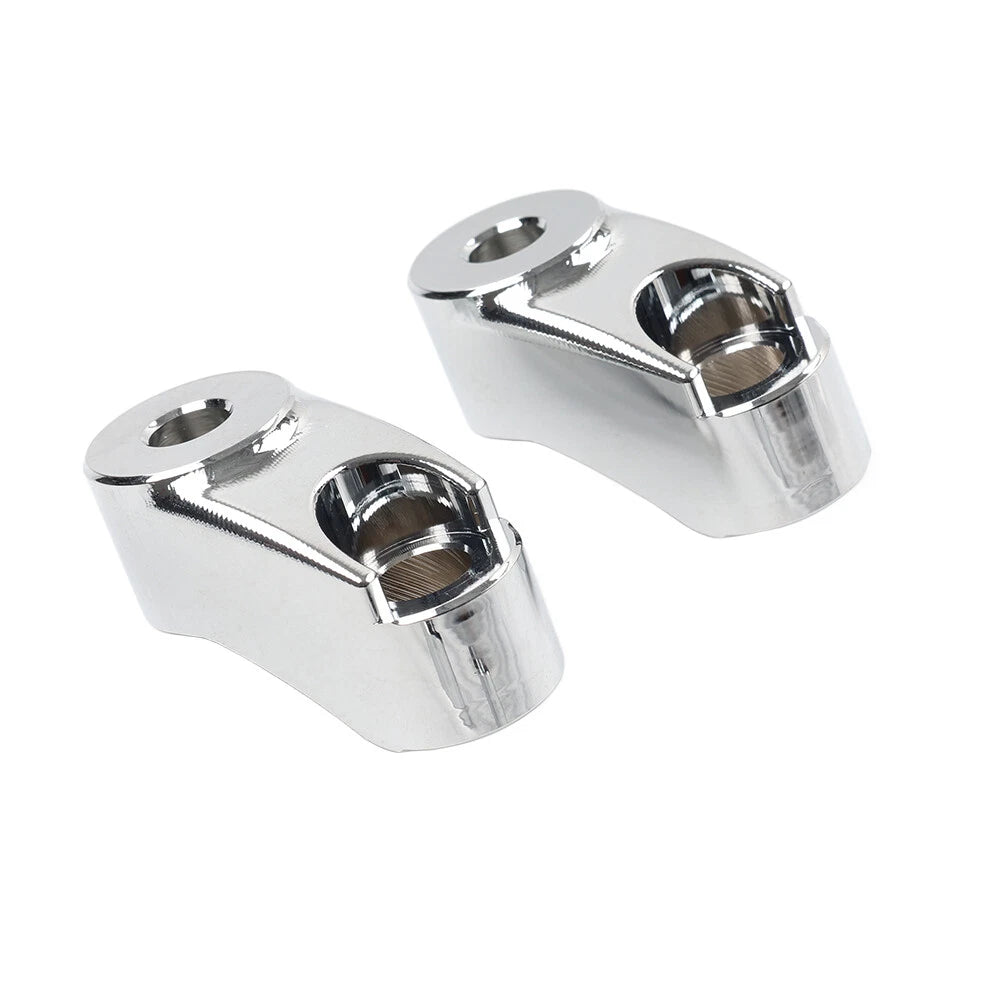 Front Turn Signal Mount Bracket Relocation Kit for Harley Dyna FXR (39MM 49MM)