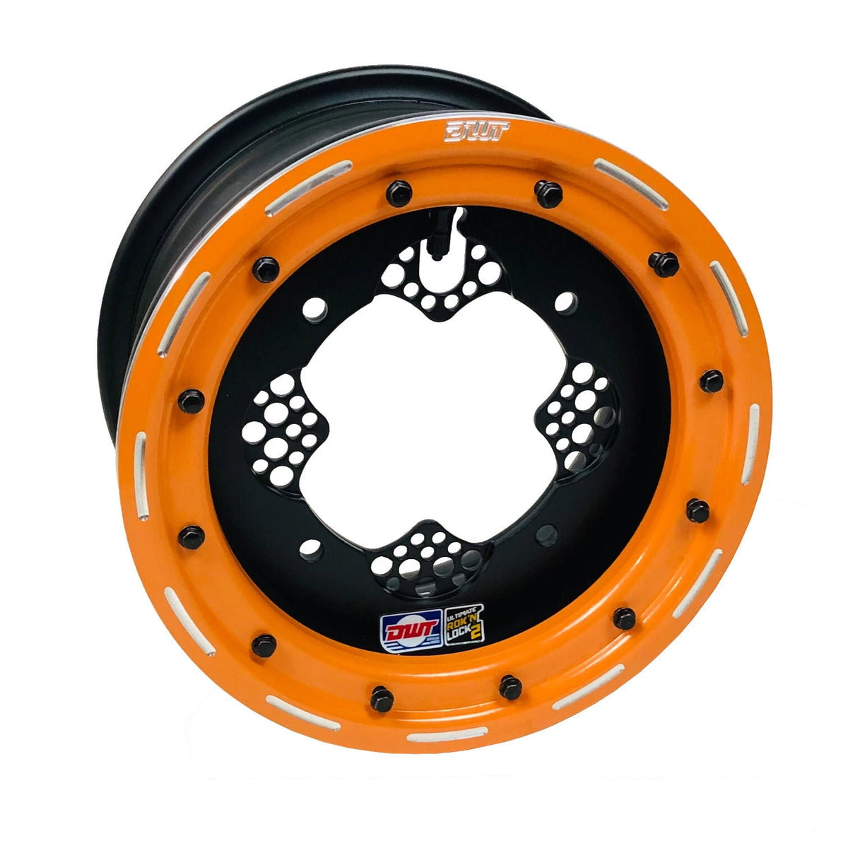 2X DWT ROK'N LOK Front Beadlock Rim Wheel 10" 10x5 4/156 for Banshee 350 (1987–2006)