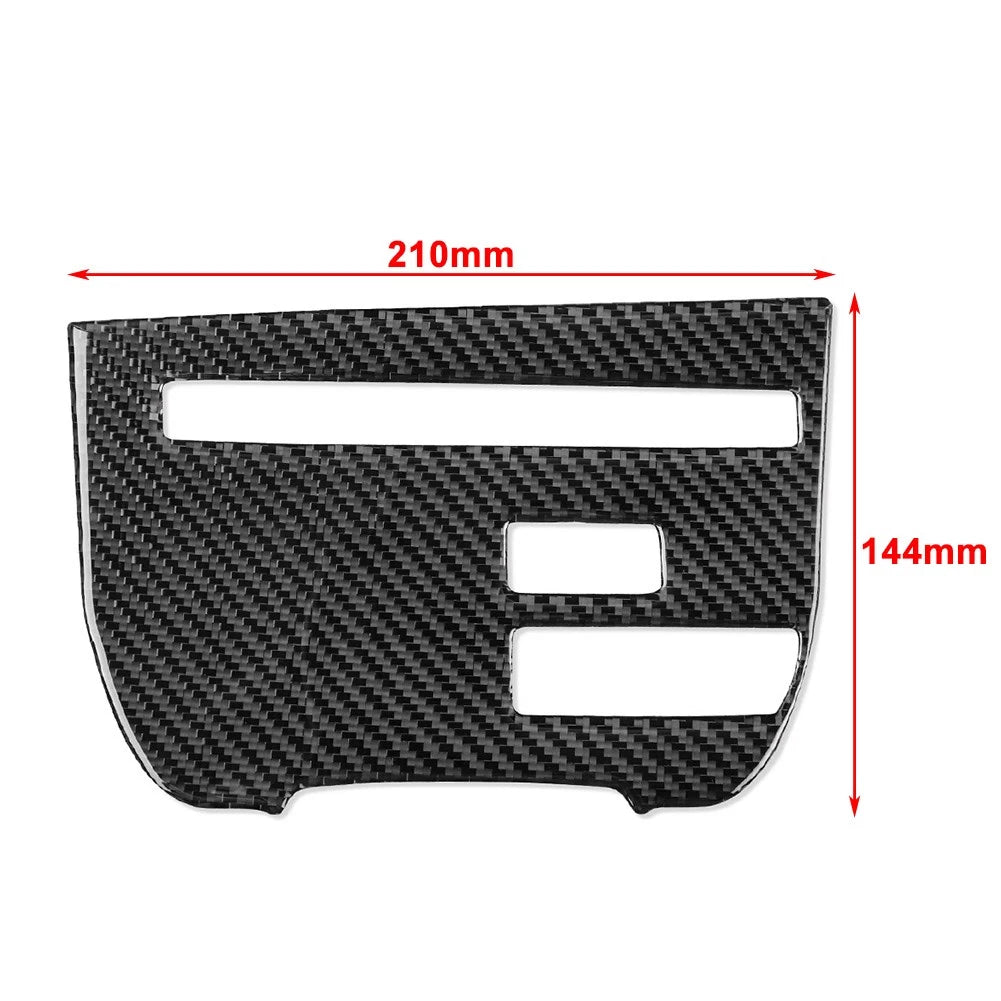 Central Console CD Panel Cover Trim for Nissan GTR R35 (2008–2016) Red RHD