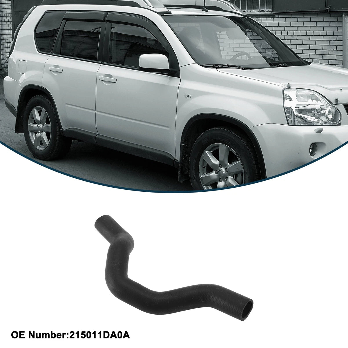 Radiator Hose for Nissan (2015–2022) No. 215011DA0A Upper