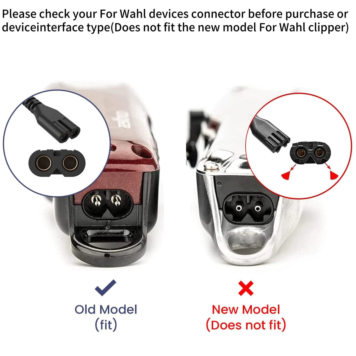 Replacement Charger Cord for Cordless Magic Clip 8148/8504/2245/8591/1919