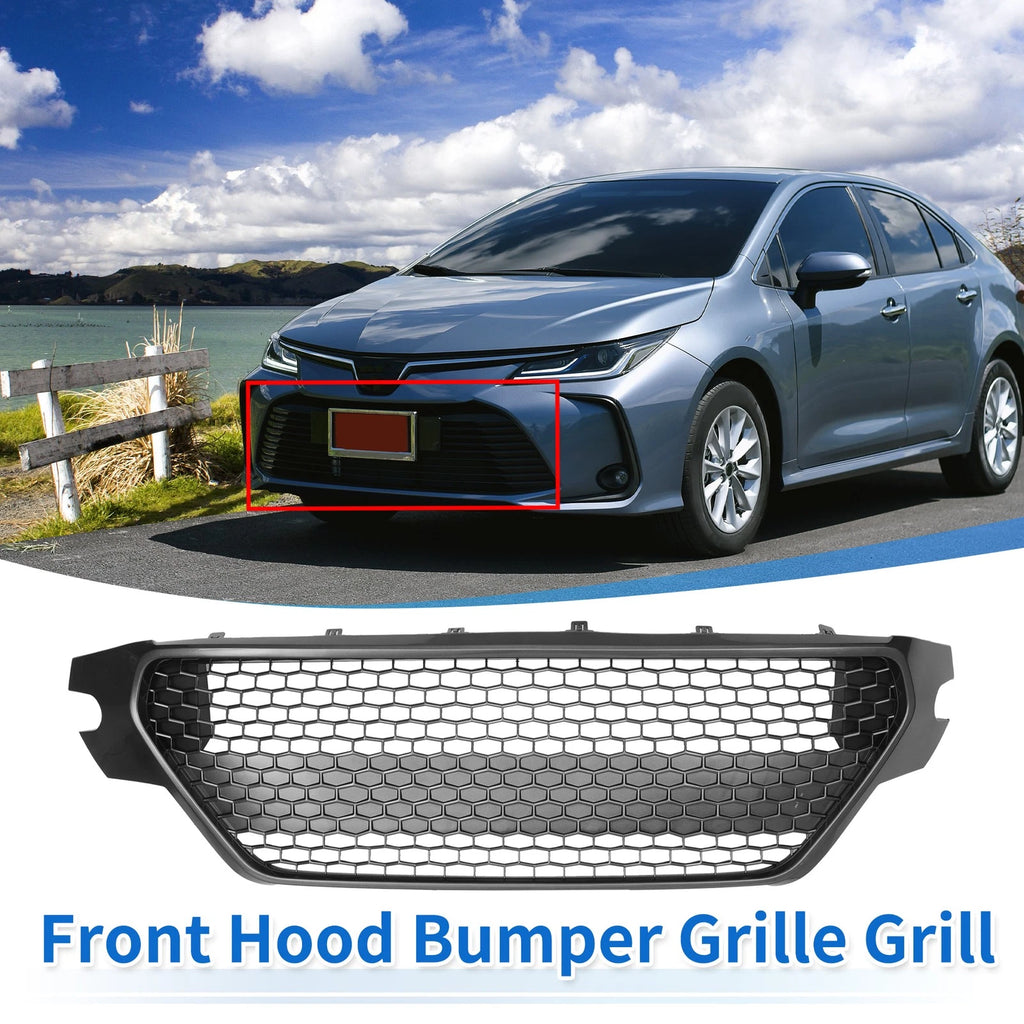 Front Hood Bumper Grille Grill Replacement for Toyota Corolla SE (2020–2022)