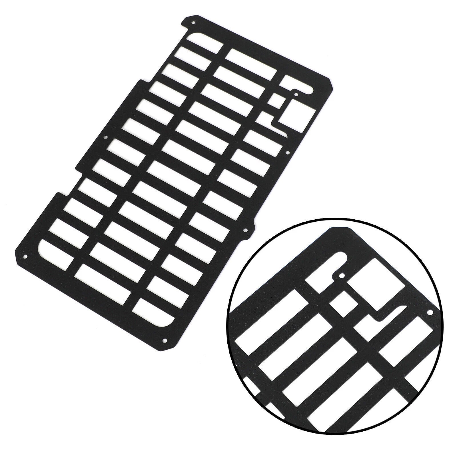 Radiator Guard Cover for Honda CRF300L (2021–2022) Metal Black