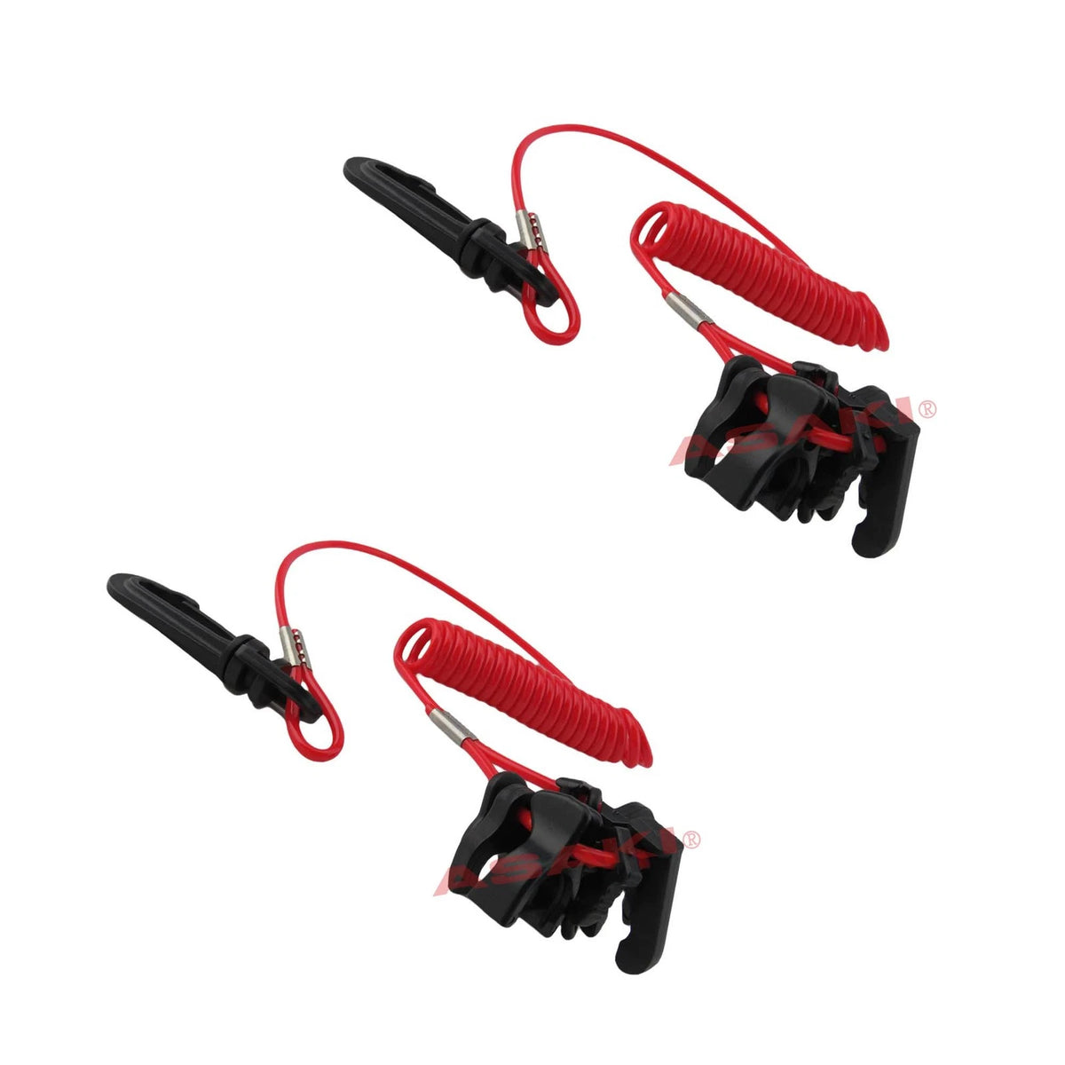 2X Kill Stop Switch Safety Tether Lanyard for Universal Outboard (256-05193-00)