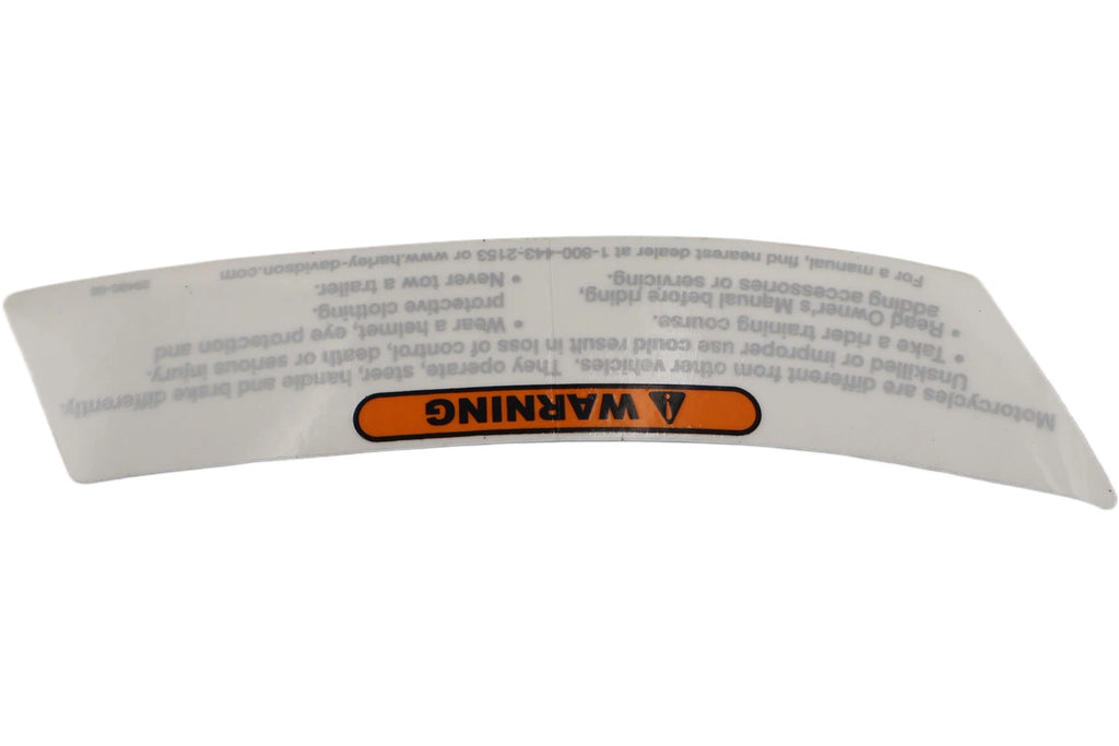 OEM Air Cleaner Warning Label for Harley-Davidson Sportster (2009–2013)