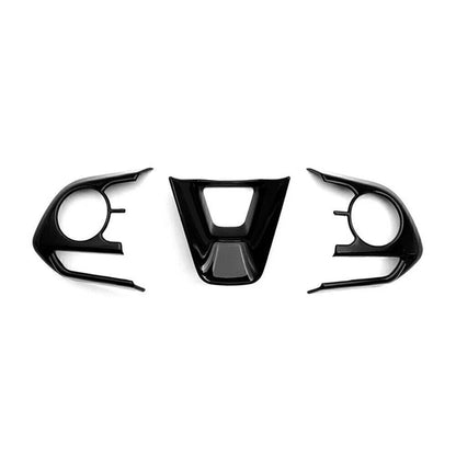 Steering Wheel Frame Cover Trim for Toyota Corolla (2019–2022) Carbon Fiber ABS