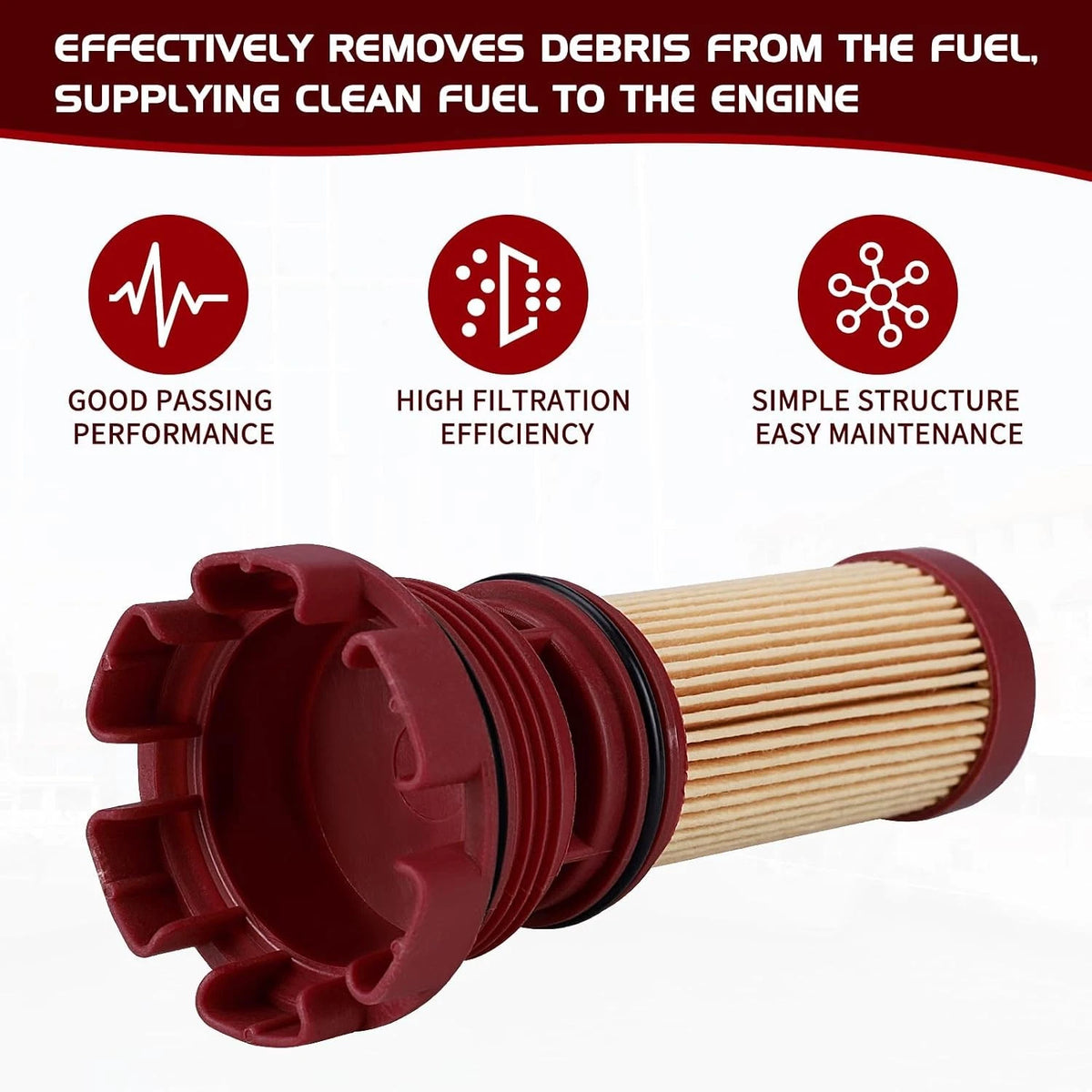 2x Fuel Filter for Mercury Optimax Verado (35-884380T, 35-8M0020349)