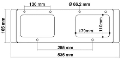 Head Light Surround for Massey Ferguson 365 372 375 390 398 399