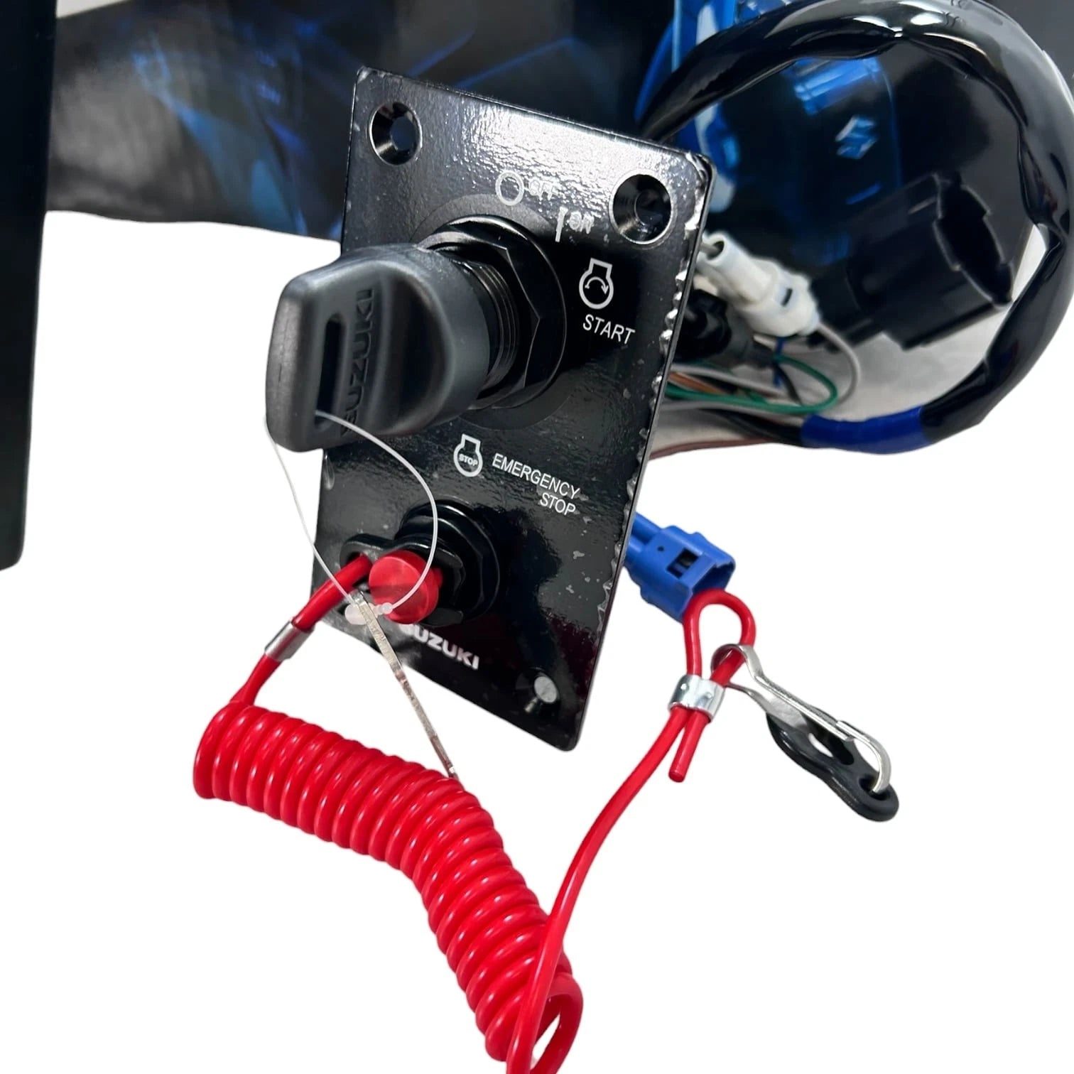 Mechanical Outboard Binnacle RC Kit w/ Key Switch for Suzuki (OEM)