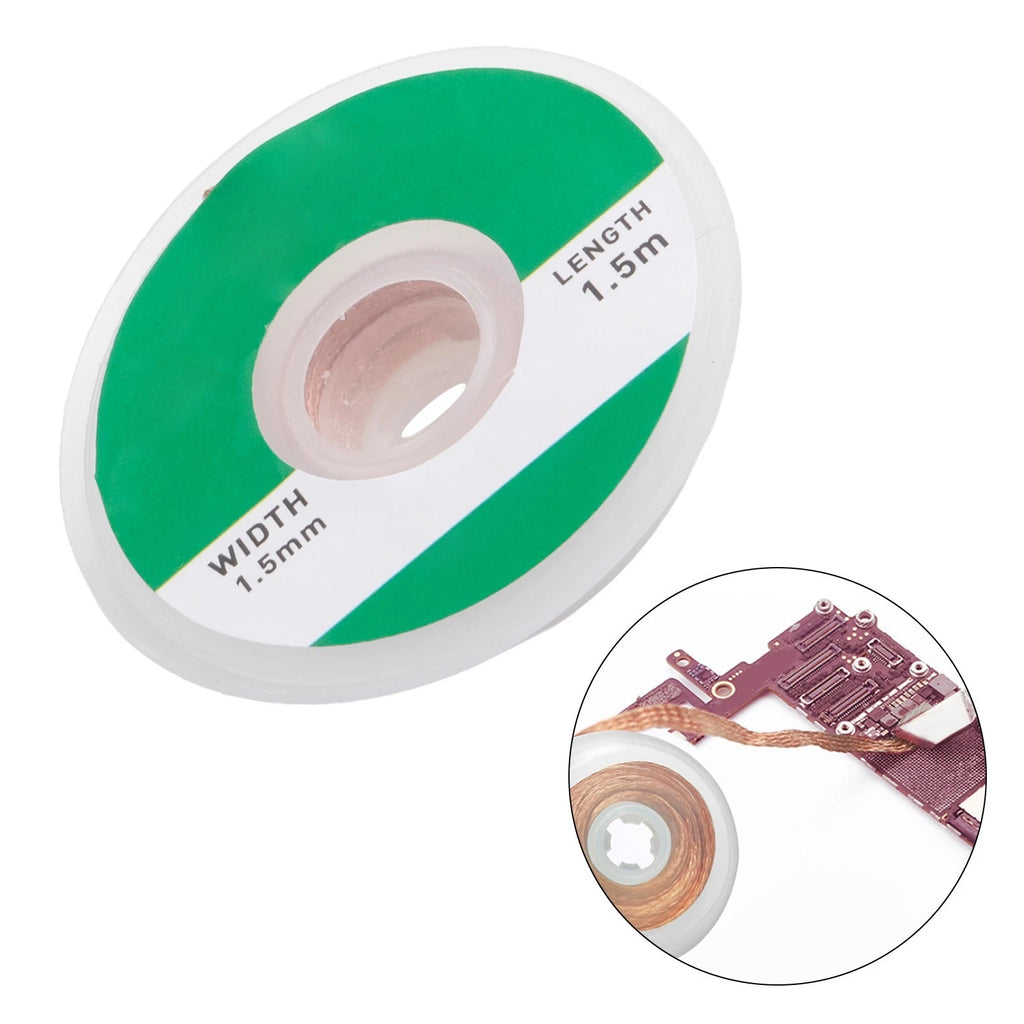 Copper Wire Soldering Braid for PCB Relay & Component Removal