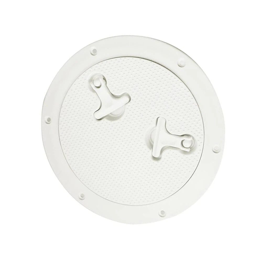 8 Inch Round Marine Inspection Hatch Plate Boat Deck Hatch Access Cover White