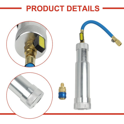 HVAC AC Oil Injector Kit for Universal Applications (14 Inch SAE Connector)
