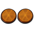 2X Circular Reflectors for Motorcycle Trucks