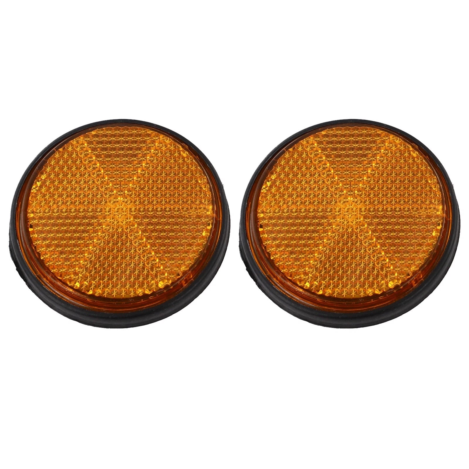 2X Circular Reflectors for Motorcycle Trucks