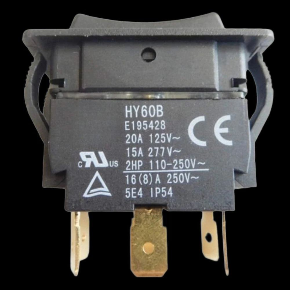 Boat Electrical Switch HY60B 20A 6 Pin Waterproof Rocker Switch