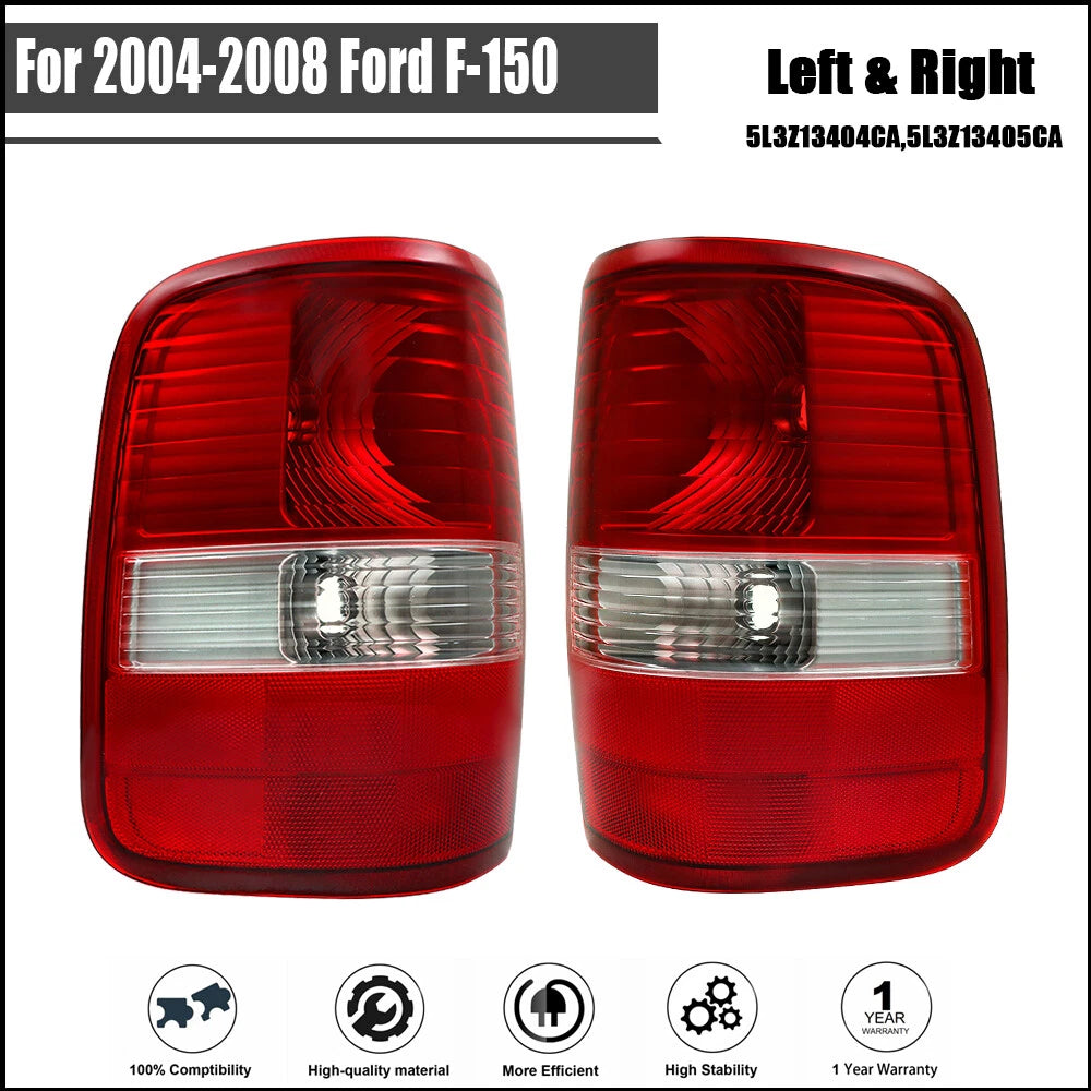 Tail Light Assembly Halogen for Ford F-150 (2004–2008)