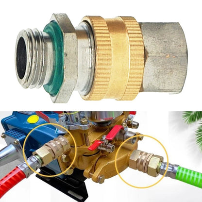 Leak Proof Copper Sprayer Quick Connector for Agricultural Applications