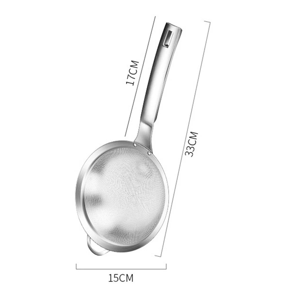 Stainless Steel Soy Milk Filter Spoon with Handle for Kitchen Tool