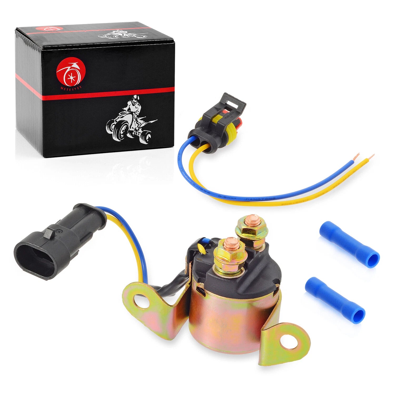 Starter Solenoid Relay & Plug for Polaris Sportsman 400 450 500 570 800 (2000–2023)
