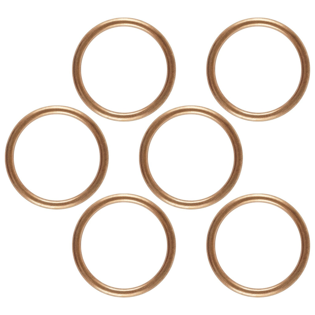 6 Pack Exhaust Pipe Gasket Replacement for Honda GL1500 Goldwing (1988–1989)
