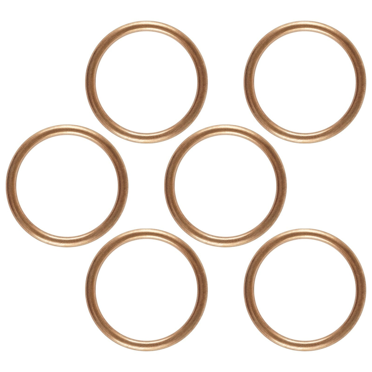 6 Pack Exhaust Pipe Gasket Replacement for Honda GL1500 Goldwing (1988–1989)