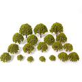 Mixed Model Trees for Railroad Train Wargame Diorama Landscape Scenery