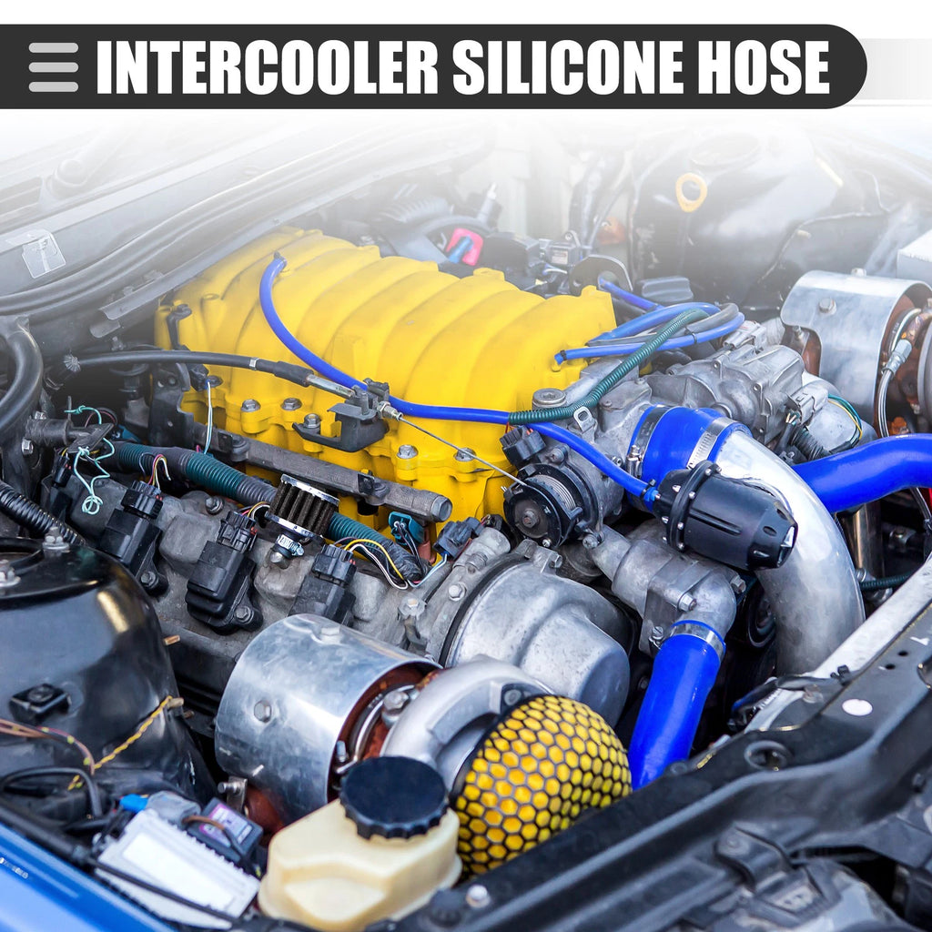 Intercooler Hose Reducer Coupler for ID 2.24" to 3" Red