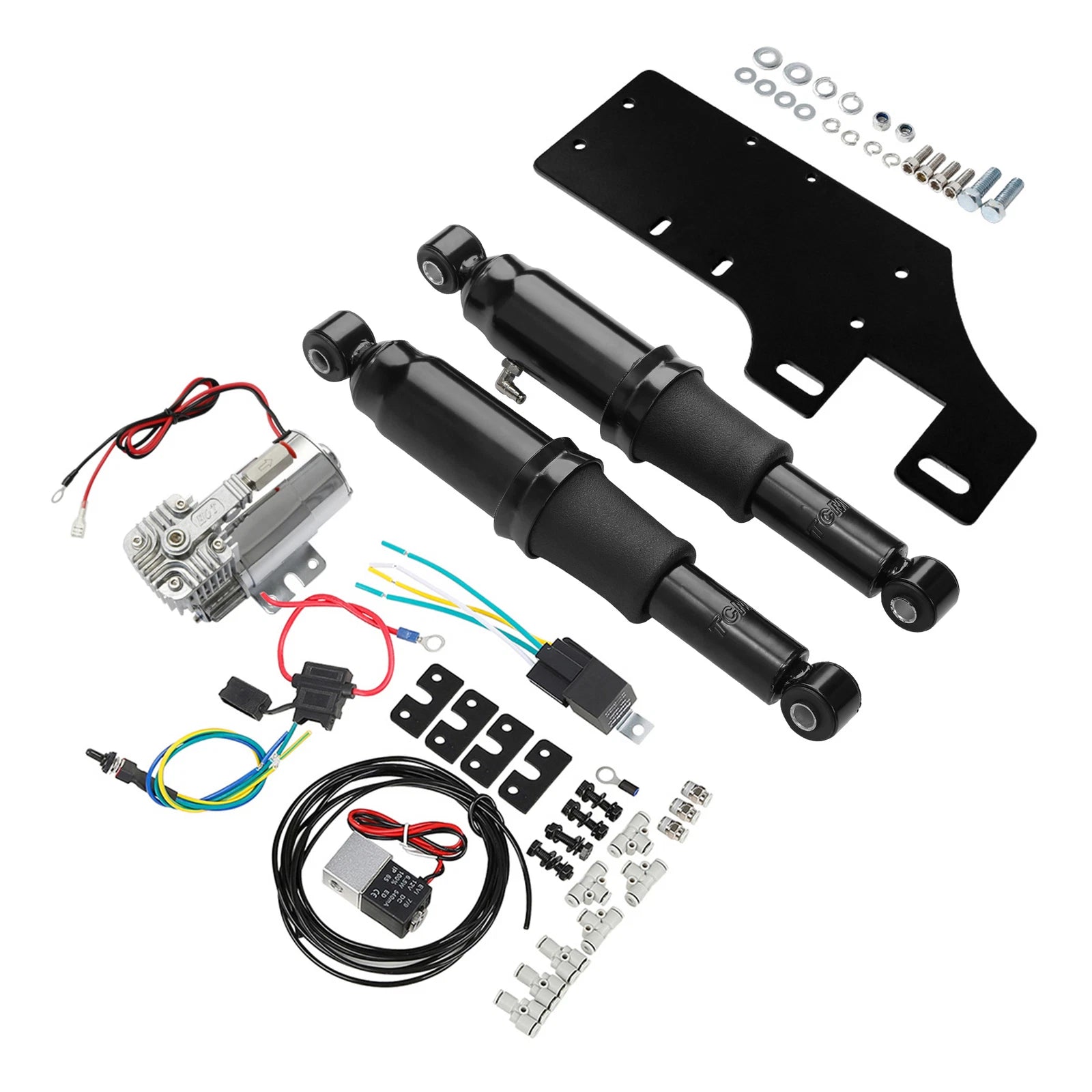 Front Air Ride Lowering Kit for Harley Touring Models (2014–2025)