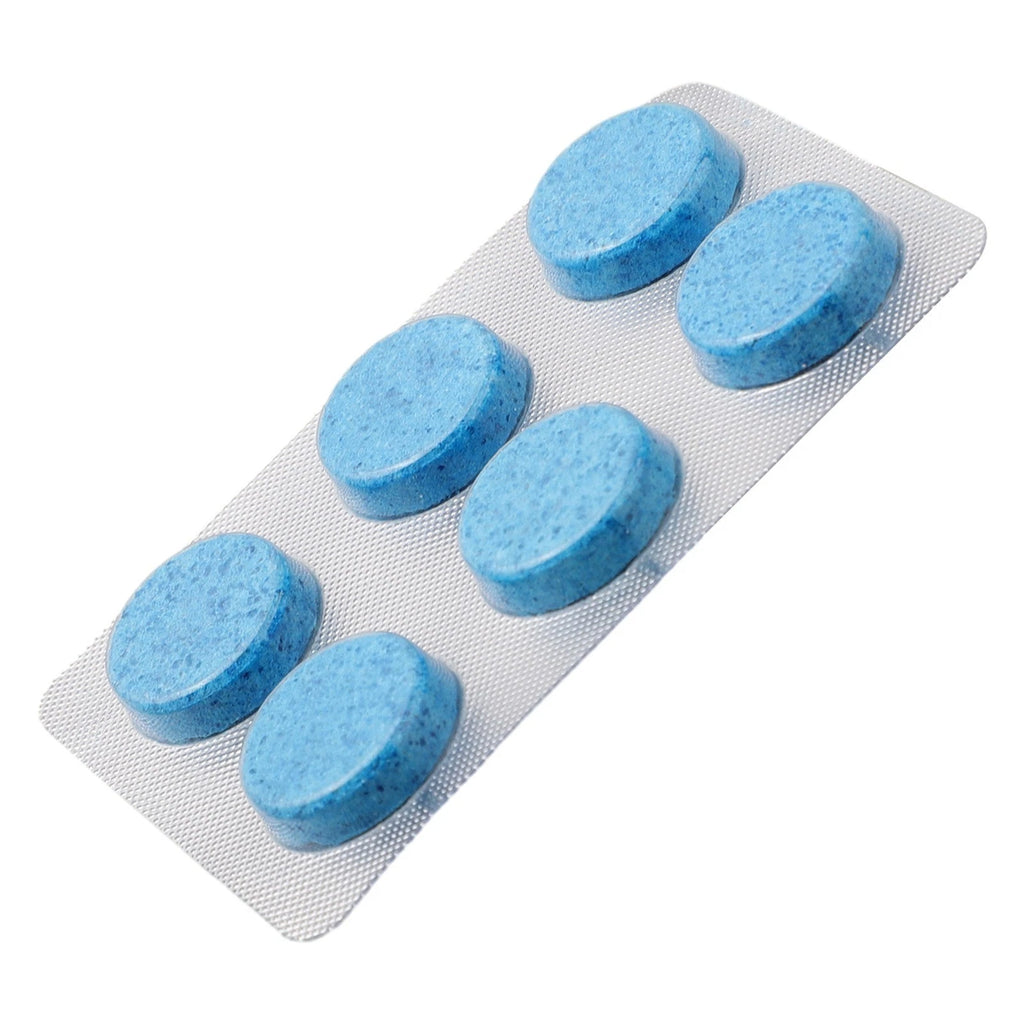 6x Windshield Glass Cleaner Tablets for All Vehicles (Effervescent)