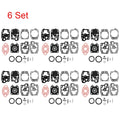 Set of 6 Carburetor Rebuild Parts for Walbro K20-WYL (Honda Echo, Kawasaki)