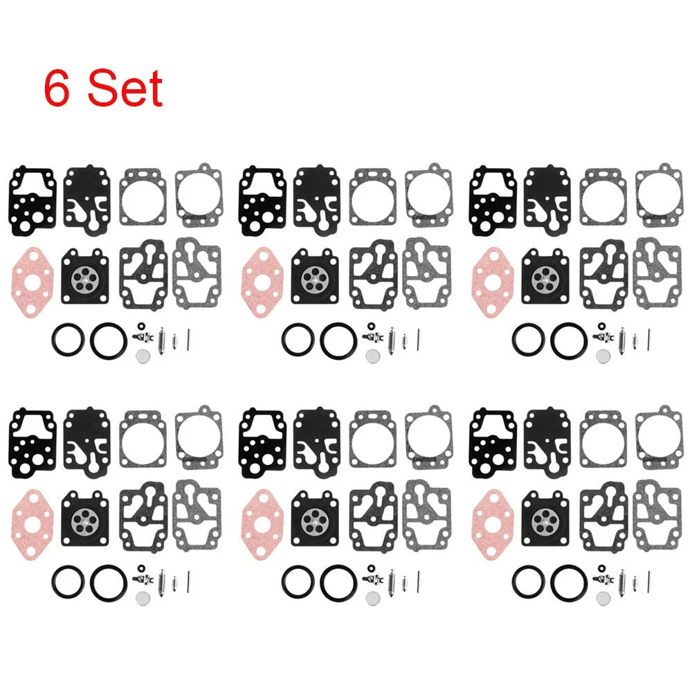 Set of 6 Carburetor Rebuild Parts for Walbro K20-WYL (Honda Echo, Kawasaki)