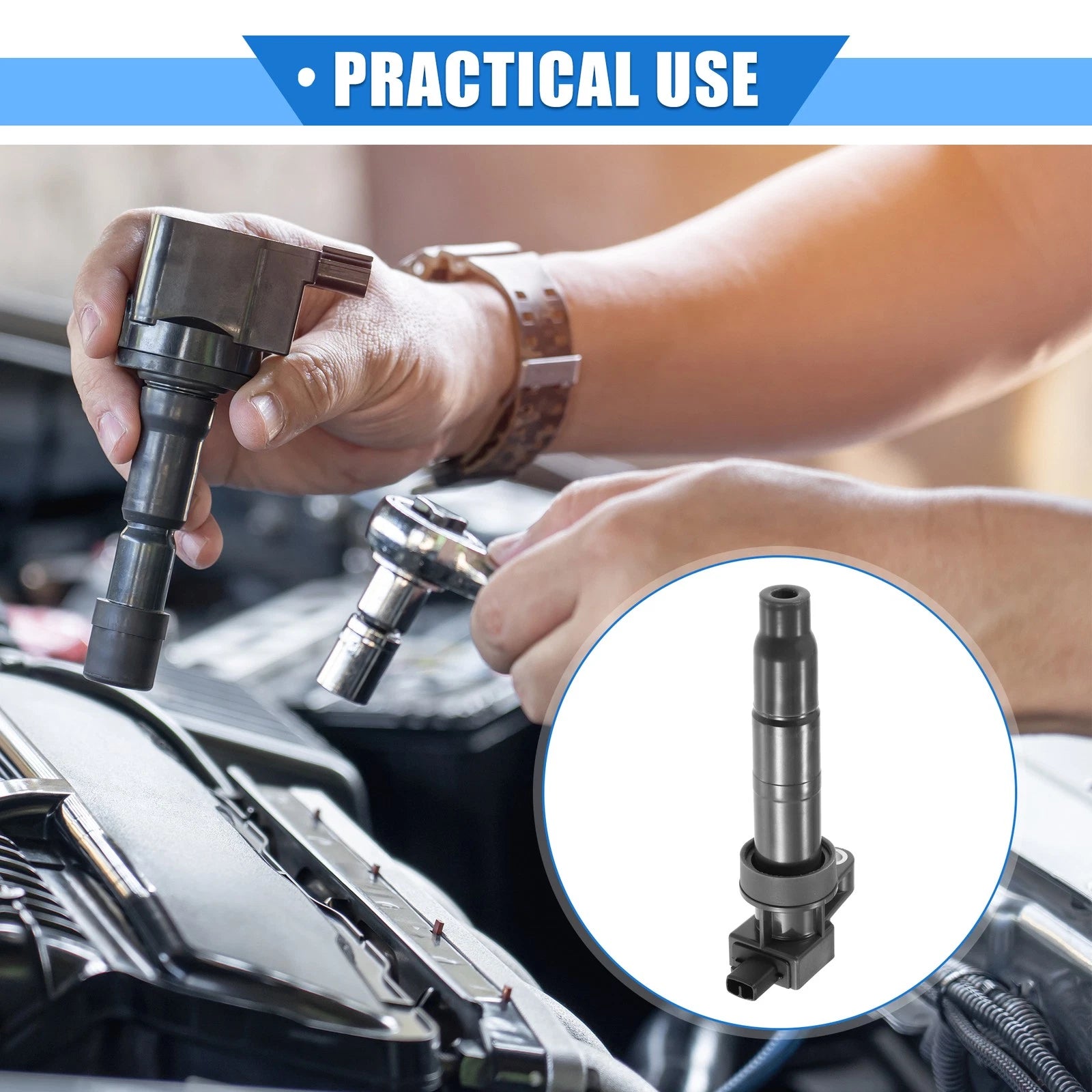 Ignition Coil Assembly Replacement for Hyundai Sonata 2006–2010 Kia Optima