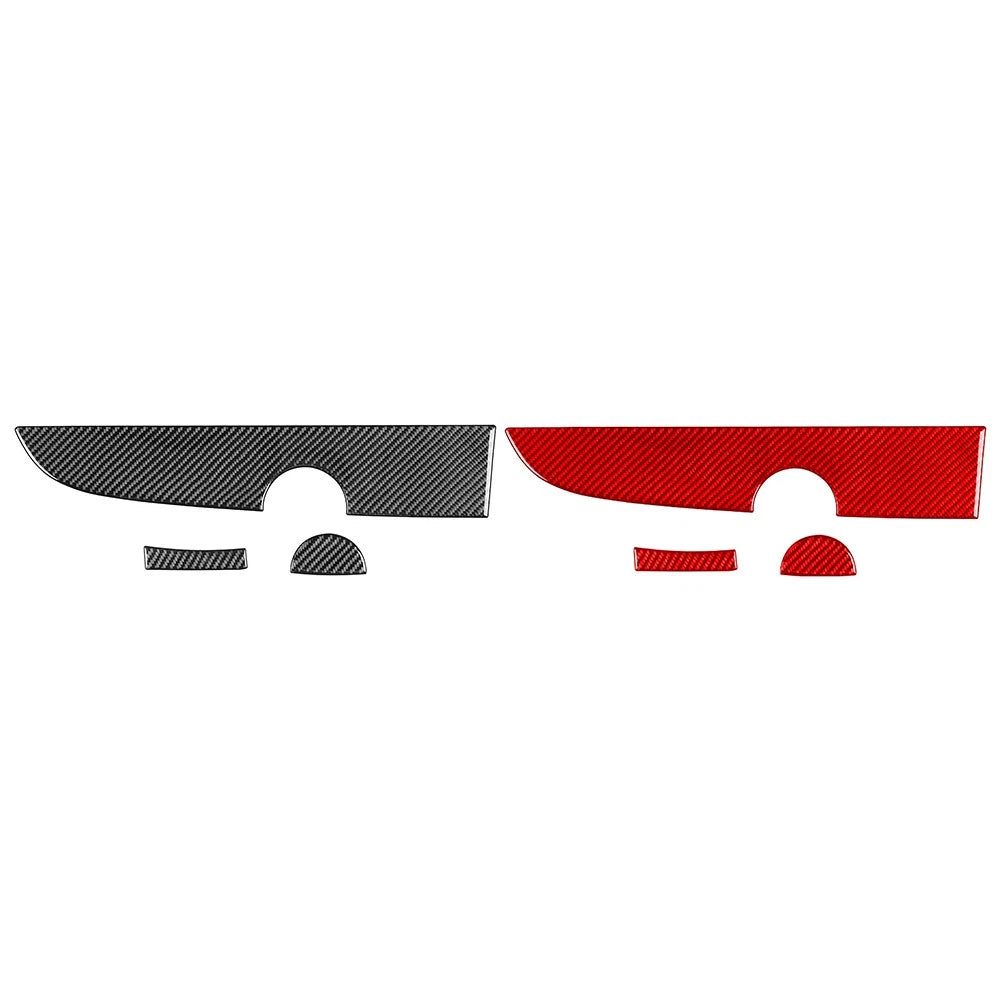 Carbon Fiber Co-pilot Dashboard Panel Cover for Fiat 500 (2012–2015)