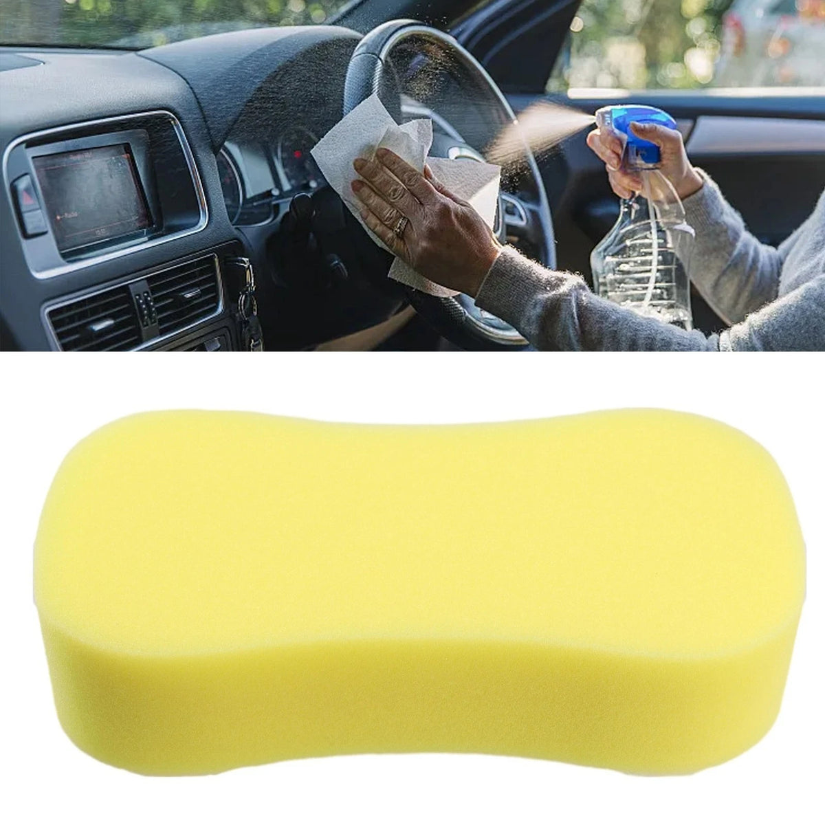 Jumbo Car Sponge for Cleaning and Detailing (Universal Fit)