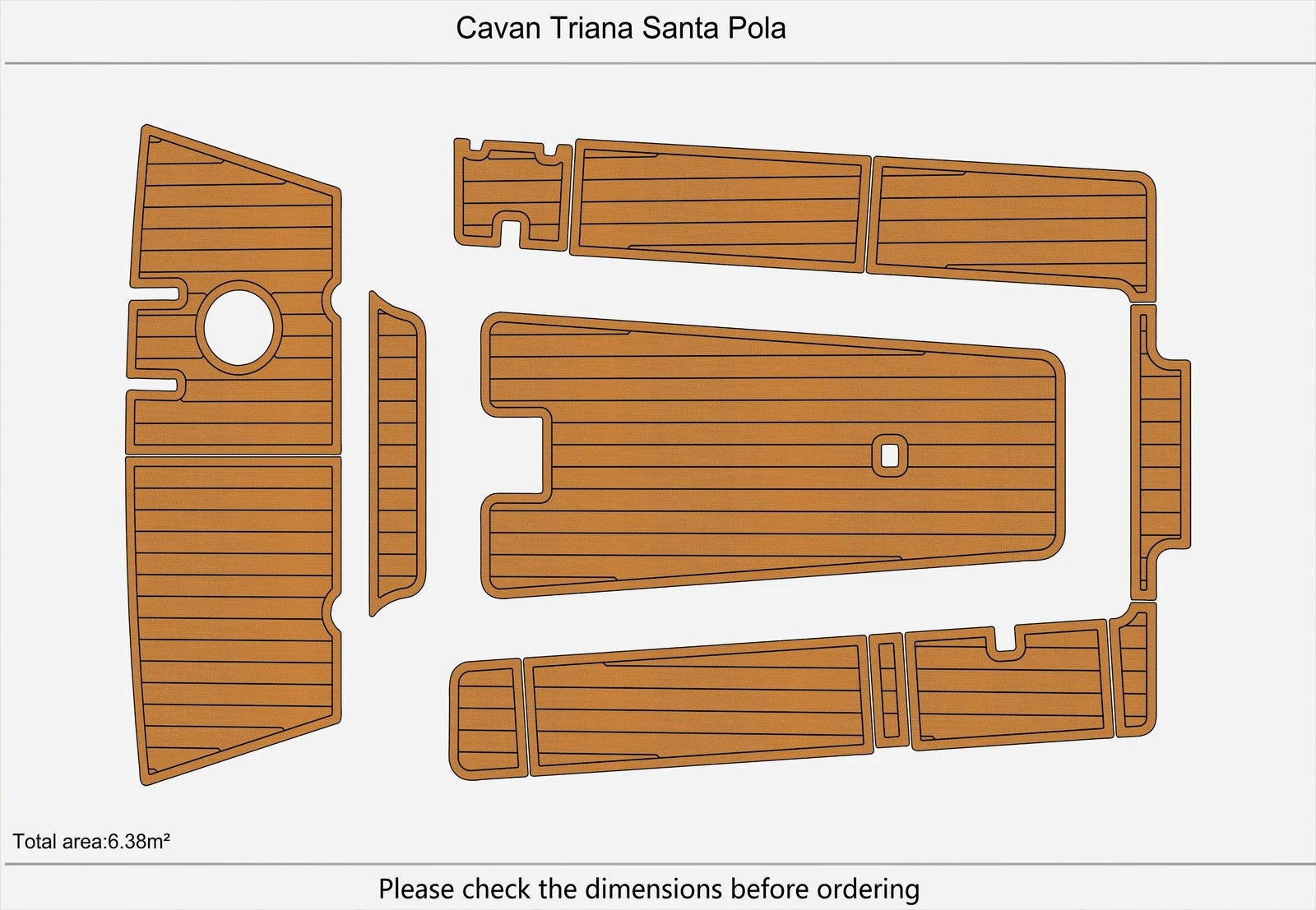EVA Foam Pad Flooring for Cavan Triana Santa Pola