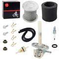 Fuel Tank Petcock Valve Switch & Air Filter for Honda CRF80F CRF100F (2004–2013)