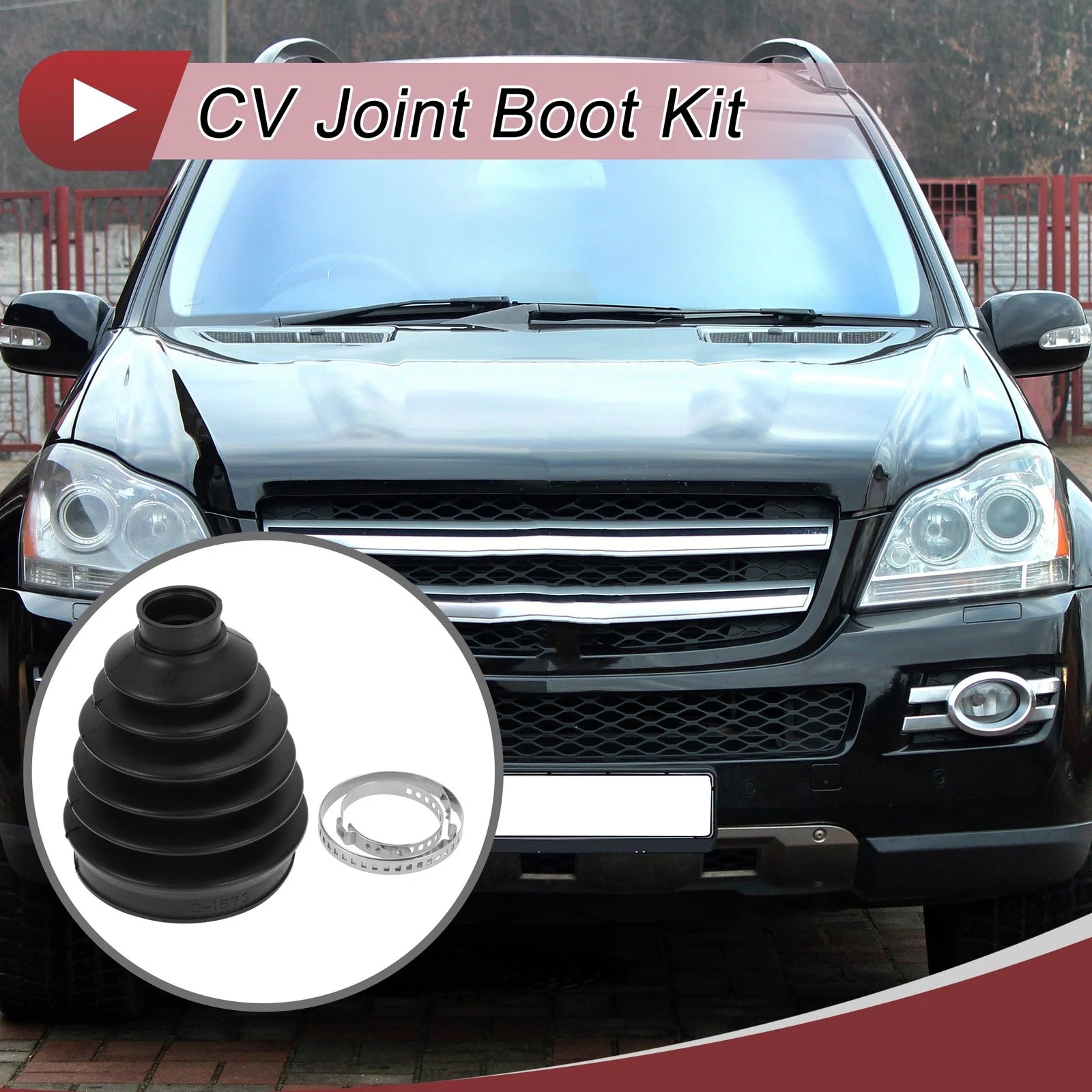 Outer CV Joint Boot Kit with Clamps for Mercedes-Benz GL320 (2007–2009)