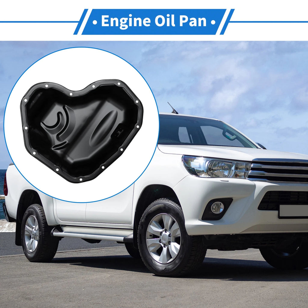 Engine Oil Pan Replacement for Toyota RAV4 (2009–2017) Steel Black