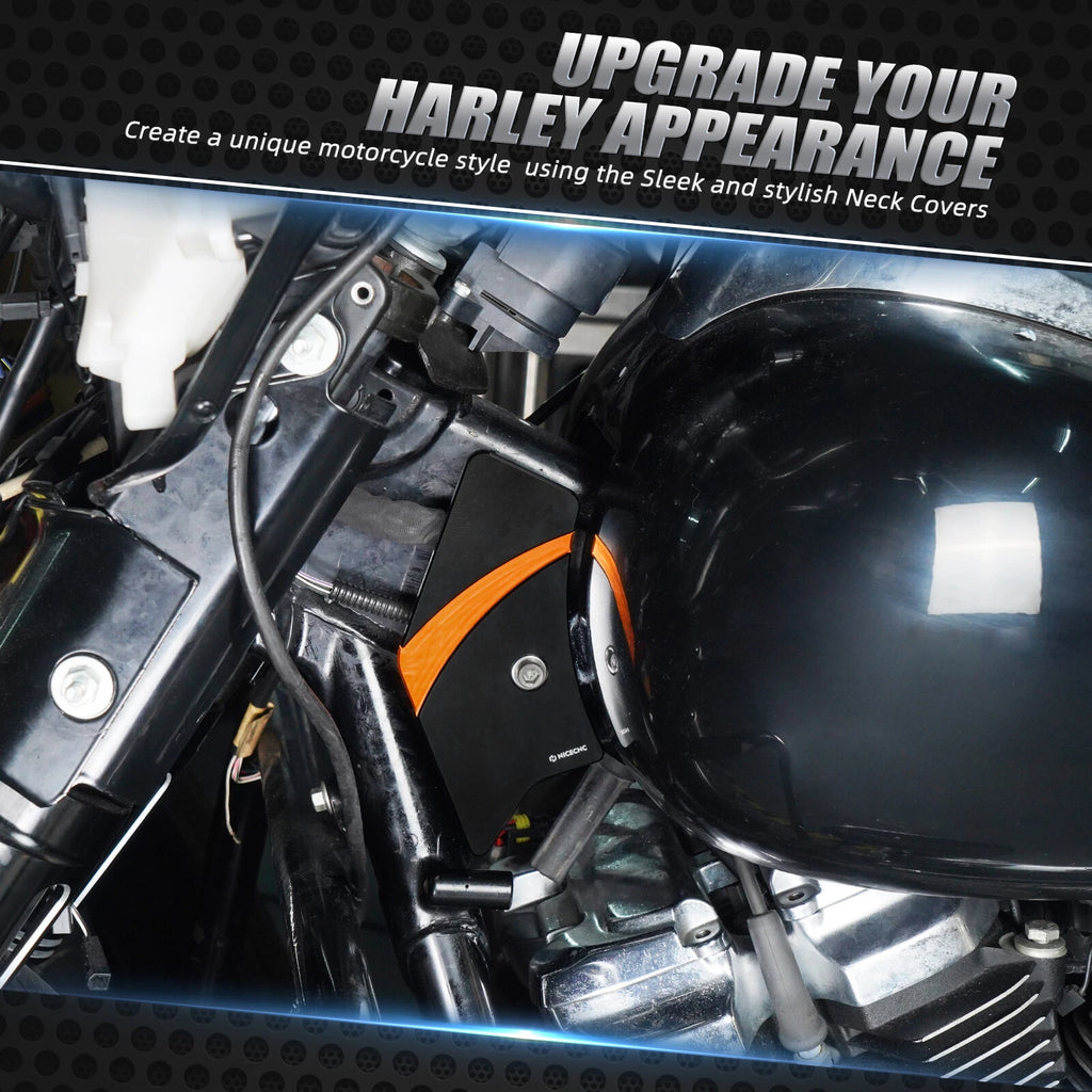 Frame Side Neck Covers Plate for Harley Electra Glide Ultra Classic FLHTCU (2017–2019)