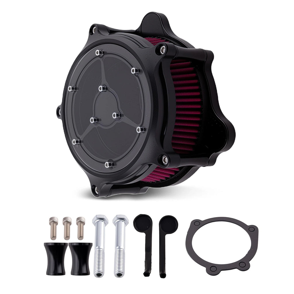 Air Cleaner Intake Filter for Harley Dyna (2000–2017), Softail (2000–2015), Touring (2000–2007)