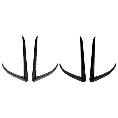 Front Fog Light Eyebrow Cover Trim for Tesla Model X (2015–2020)