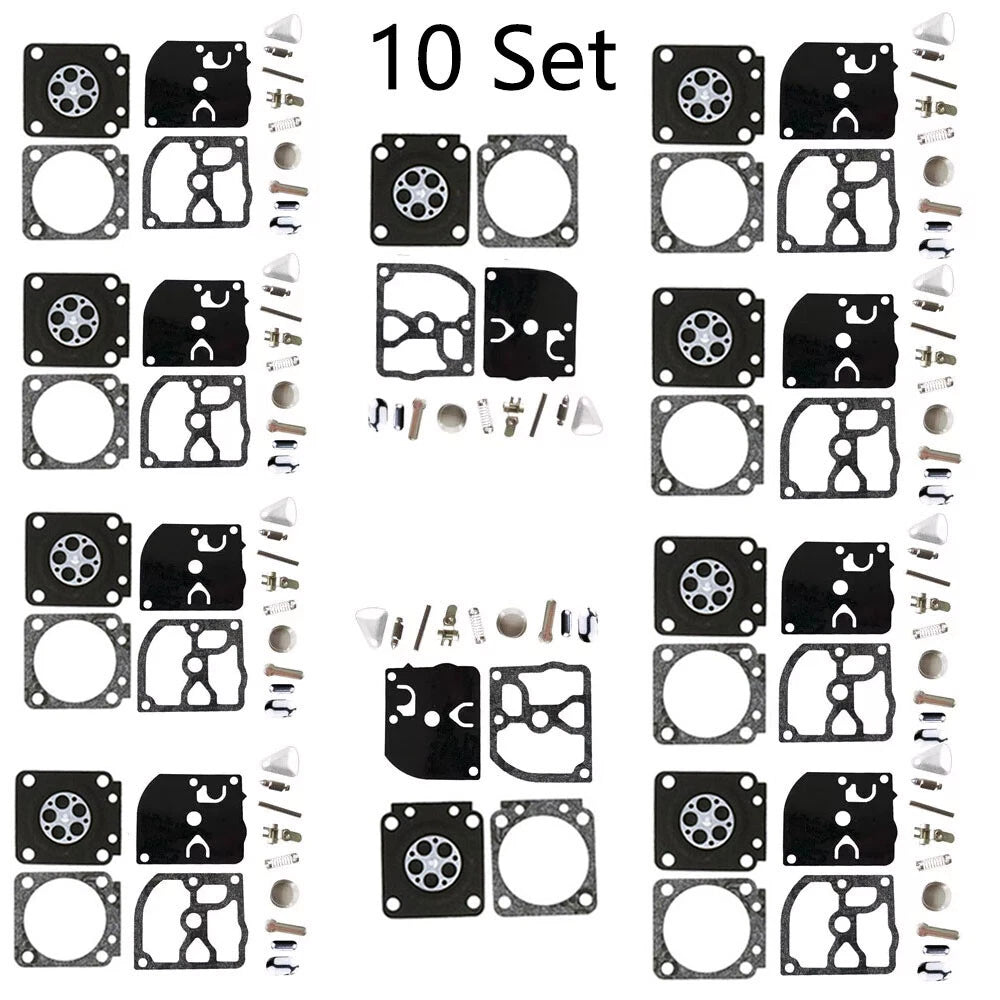Set of 10 Carburetor Carb Kits for Stihl FS300 FS350 FS400 (Zama RB-40 RB-85 C1Q-S33)