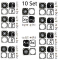 Set of 10 Carburetor Carb Kits for Stihl FS300 FS350 FS400 (Zama RB-40 RB-85 C1Q-S33)